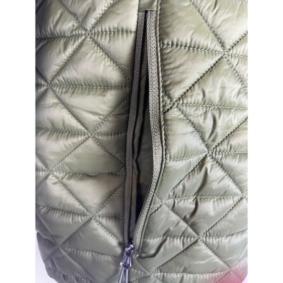 Bass Outdoor Men's Quilted Full Zip Jacket Moss Green Sz Large Lightweight NWT - Picture 4 of 16